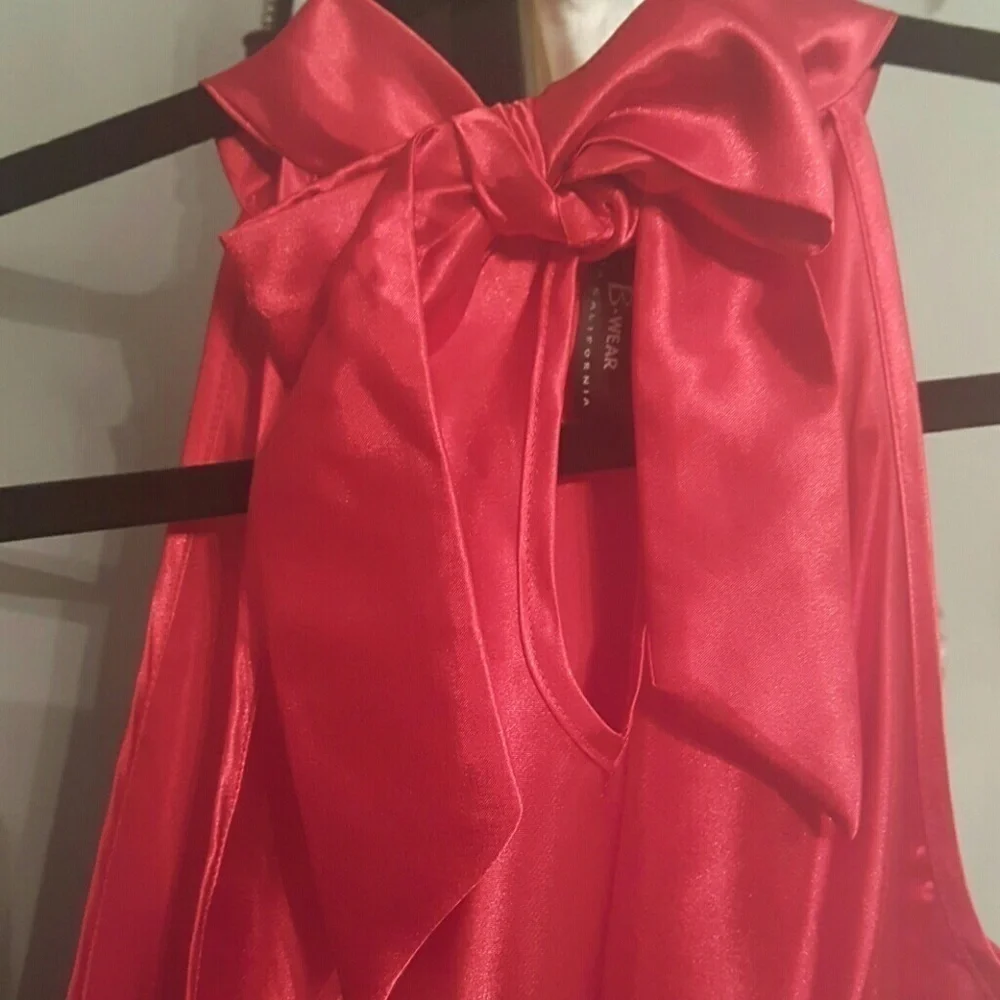 RED silk tank